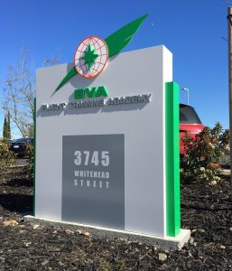 Custom monument sign