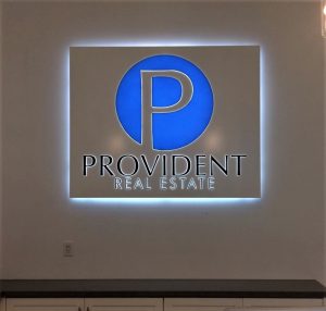 Indoor Lighted Lobby Sign